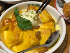 冰淇淋烤布蕾-新白鹿餐厅(龙游路总店·杭帮菜名店)