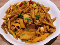 三层肉炒建瓯笋芽-四道菜·福建菜馆(新街口金鹰店)