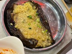 蒜泥茄子-宝记烧烤·碳锅羊肉·羊蝎子火锅·夜食社(文体路创始店)