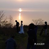 夕阳、婚纱、浪漫地一一黑石嘴