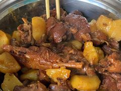 小鸡炖土豆-鸡炖兔