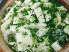 芥菜虾仁嫩豆腐-兰溪小馆(东直门簋街店)