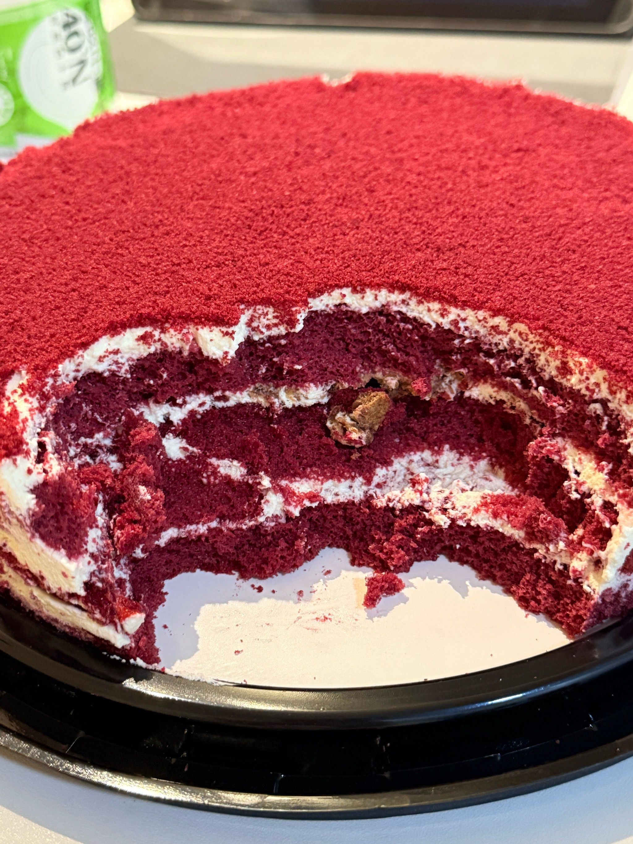 盒马这款红丝绒蛋糕好好吃啊