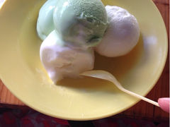 椰汁+香草+哈密瓜+绿茶雪糕球-南海冰室·新式潮汕茶饮(南海店)