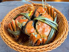 清蒸大闸蟹-蟹村草堂·苏式园林人文农家·大闸蟹