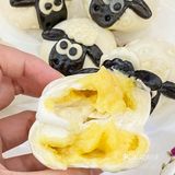 这么可爱的羊咩咩包子 谁又舍得下口吃呢