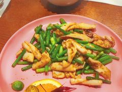 蒜香鱿鱼须-甜阿姨·天台花园私房菜(万松园店)