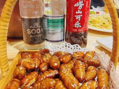 炸蚕蛹-小仙居·农家宴烤羊· 农庄