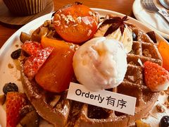 暖栗甜柿松饼-有序Orderly融合西餐·咖啡(运河外滩店)
