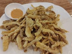 软炸平菇-长城东北菜(新港西路店)