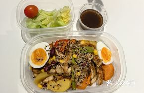 Roasted Sweet Potato and Chicken Salad