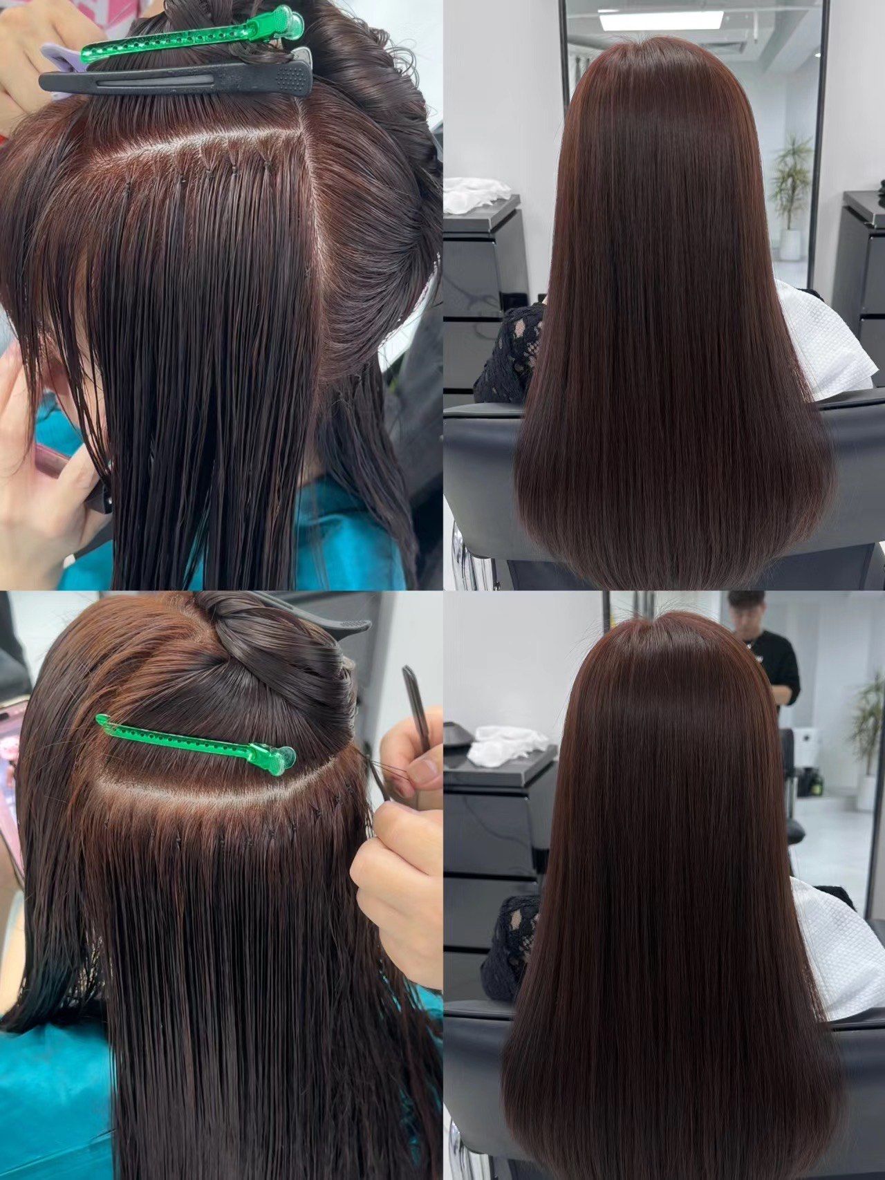 极致真羽毛接发 活动中/一头全头发量/五圈