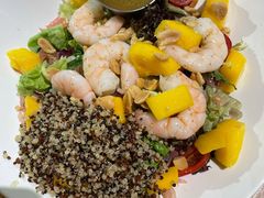 鲜柚芒果沙拉佐冰花酸梅酱-HELLO 27 意面·沙拉·帕尼尼