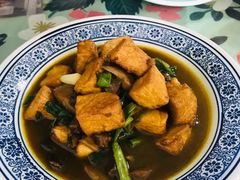 蕈油豆腐-得意楼蒸菜馆
