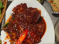 -草家酱蟹炭火烤肉店(珲春南路一店)