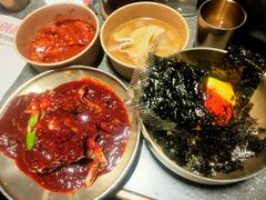 -草家酱蟹炭火烤肉店(珲春南路二店)