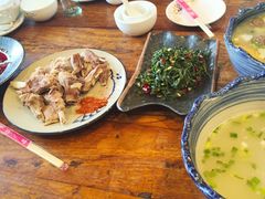 凉拌山野菜-沣峪鱼庄