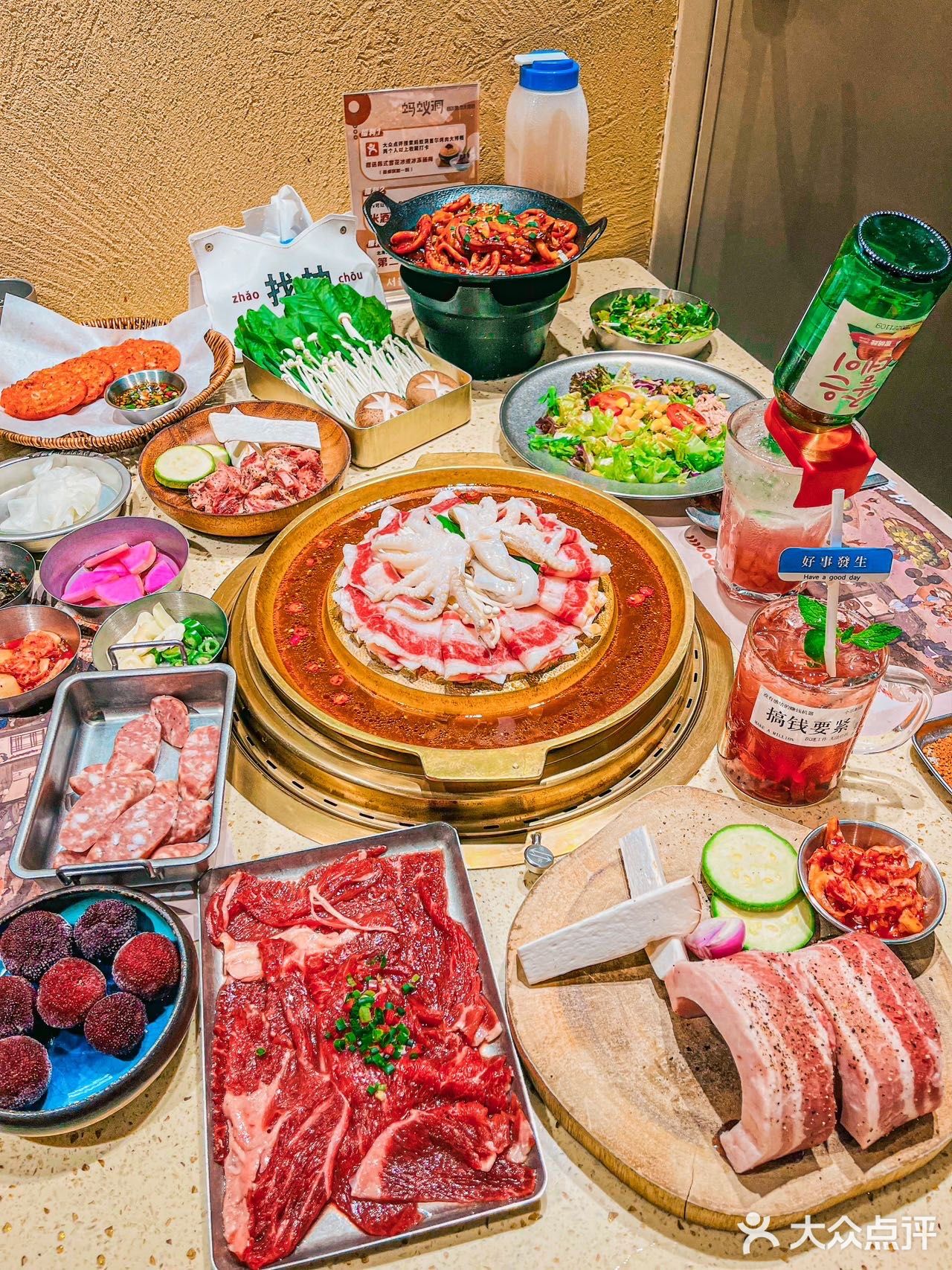 🌈这家爆🔥的韩国烤肉店来深圳了！章鱼水煎肉YYDS~
