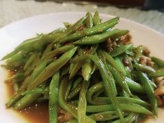 刀豆炒肉丝-华庭苑农家乐(旺山店)