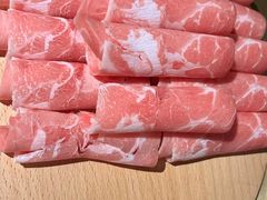 手切鲜羊上脑一米板-羊大爷涮肉(亮马桥店)