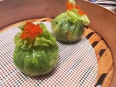 蟹肉菠菜鲜虾饺-皇朝会.经典传统粤菜(外滩店)