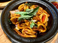 九层塔酱爆东山小管-四道菜·福建菜馆(新街口金鹰店)