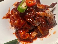 -草家酱蟹炭火烤肉店(珲春南路一店)