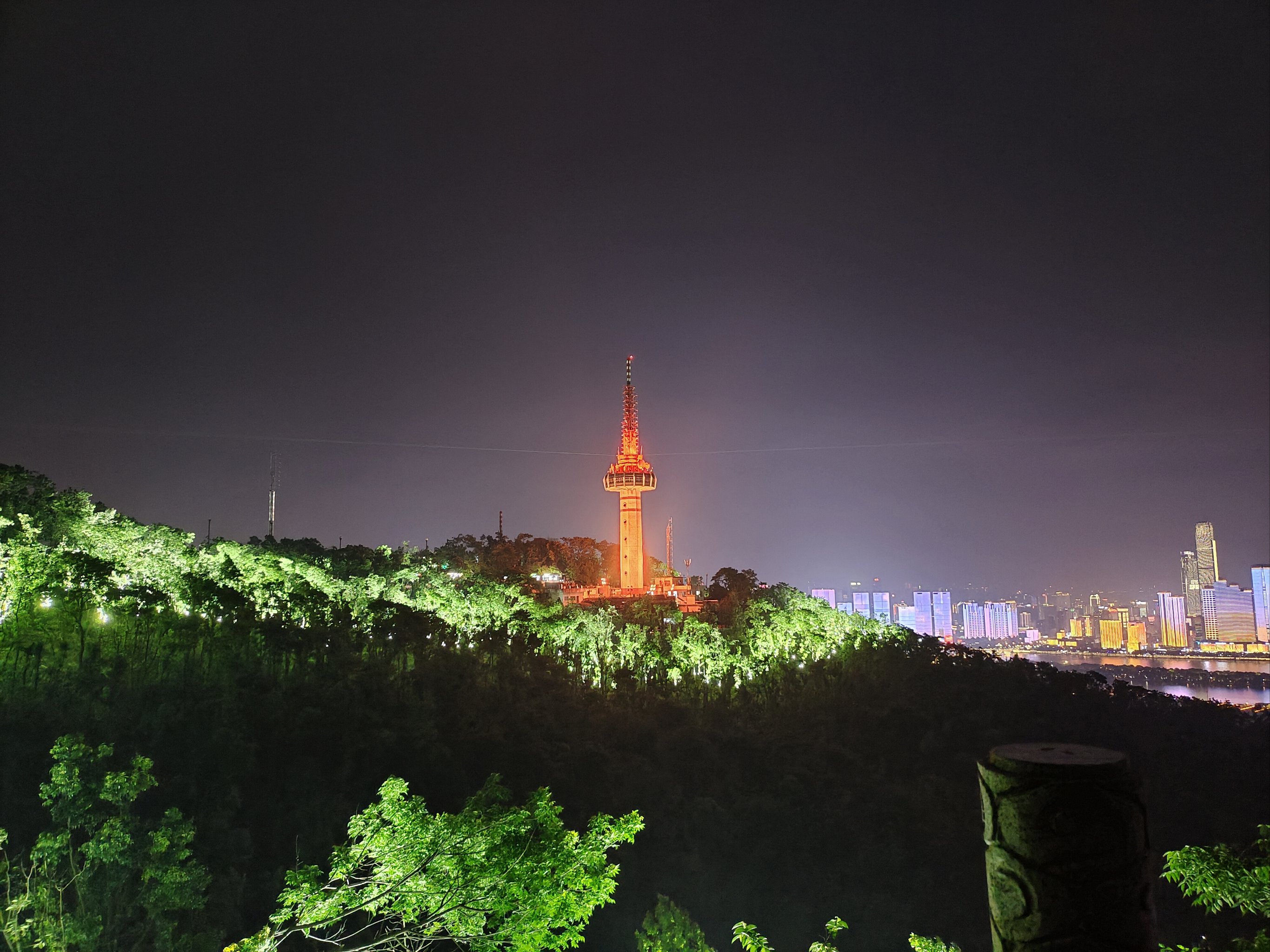 岳麓山夜景图片