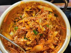 泡菜炖五花肉-米屋石锅拌饭(师大店)