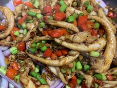 铁板鱿鱼须-昱龙大盆牛蛙馆(三兴街总店)