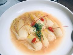 瑶柱鸡汤娃娃菜-悦轩中餐厅·高空江景·杭州柏悦酒店