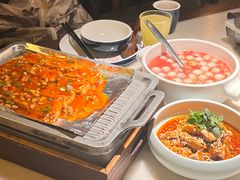 铁板焗鸡蛋豆腐-绿茶餐厅(深圳龙华天虹购物中心店)