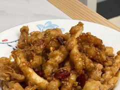 炸鱿鱼条-天伦海鲜·老味道·青岛菜(栈桥天主教堂店)
