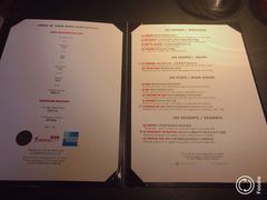 菜单-L'ATELIER de Joel Robuchon(外滩18号店)