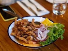 酸橘汁腌鲈鱼配炸鱿鱼-El Bodegon阿根廷秘鲁餐厅(幸福路店)