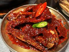-草家酱蟹炭火烤肉店(珲春南路一店)