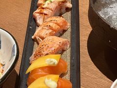 炙烤三种拼盘-水之惠鲜鱼料理(王府大街店)