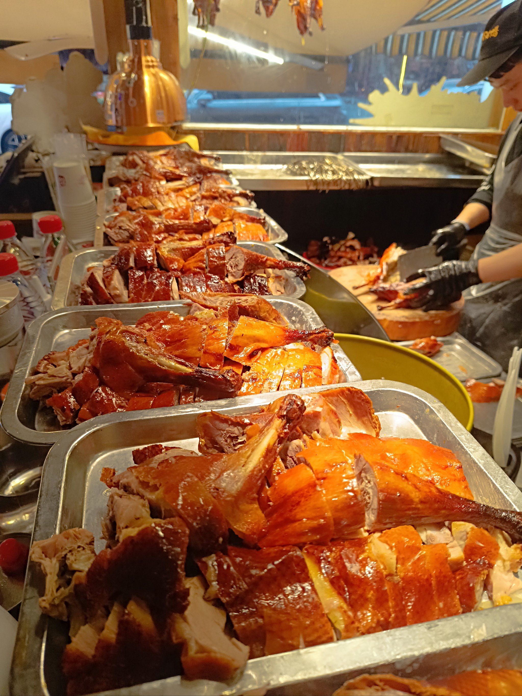 刚出炉的烤鸭,美味满分