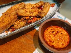 蒜香风沙鸡翅-馬蘭花開(车站大道店)