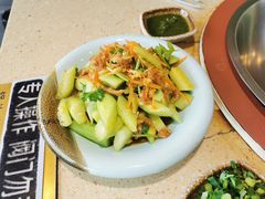 海米拌黄瓜-313羊庄·羊肉火锅烧烤(李村店)