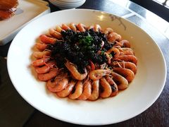 梅干菜蒸草虾-杭州西子湖四季酒店·金沙厅