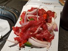 鲜切牛肉-一家东北烤肉(华大店)