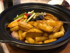 黑松露铁锅山药纹鲜鲍-三利音·东方司宴(外滩店)