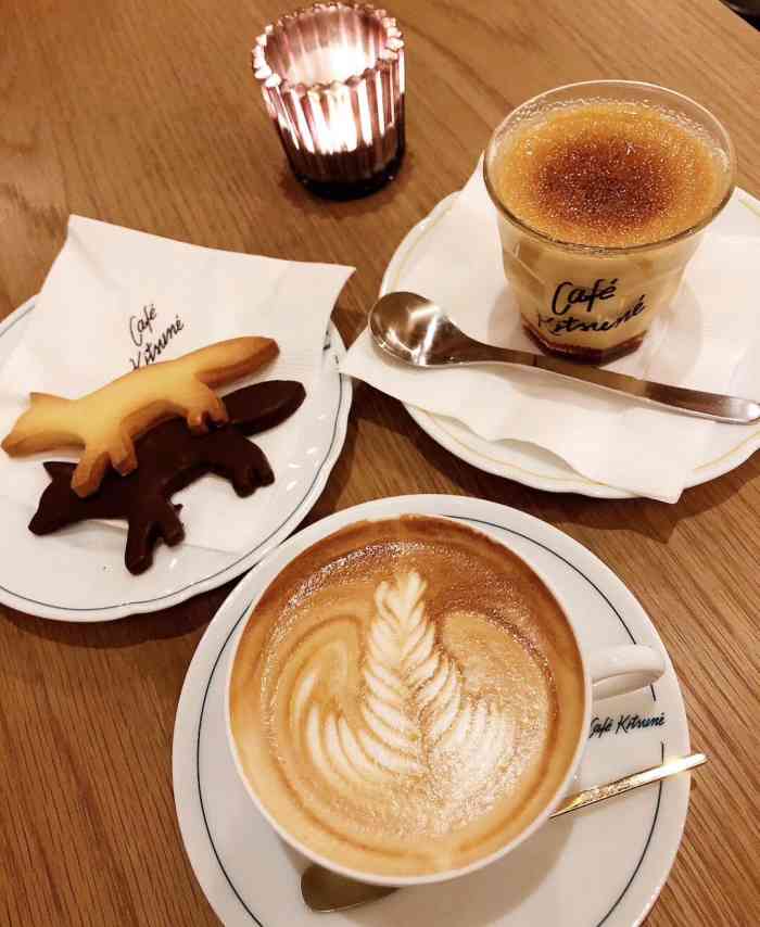 cafe kitsune-"来东京怎么可能不来这里打卡呢!大部分都.