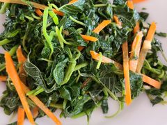 人参菜-北京龙庆四季香农家饭庄·灶台鱼·碳烤虹鳟鱼(龙庆峡店)