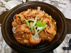 海陆空-蜀八婆鲍鱼鸡虾煲虾(东方广场店)