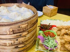 烙馍夹馓子-黄家老店·非遗灌汤包(晋安路店)