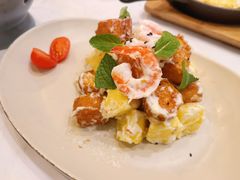 菠萝油条虾-鹿港小镇(黄金店)