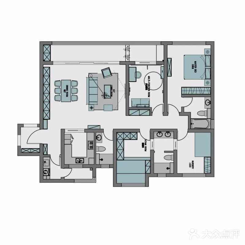 140平米精装房改造，花10万竟然装修成这样