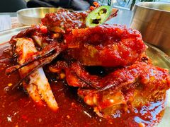 月梅酱辣蟹-草家酱蟹炭火烤肉店(珲春南路二店)